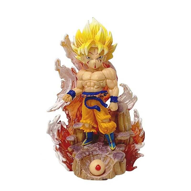 Ball Dragon Demonization Scene Q Version: Vegeta, Wukong, Brolli, Super ...
