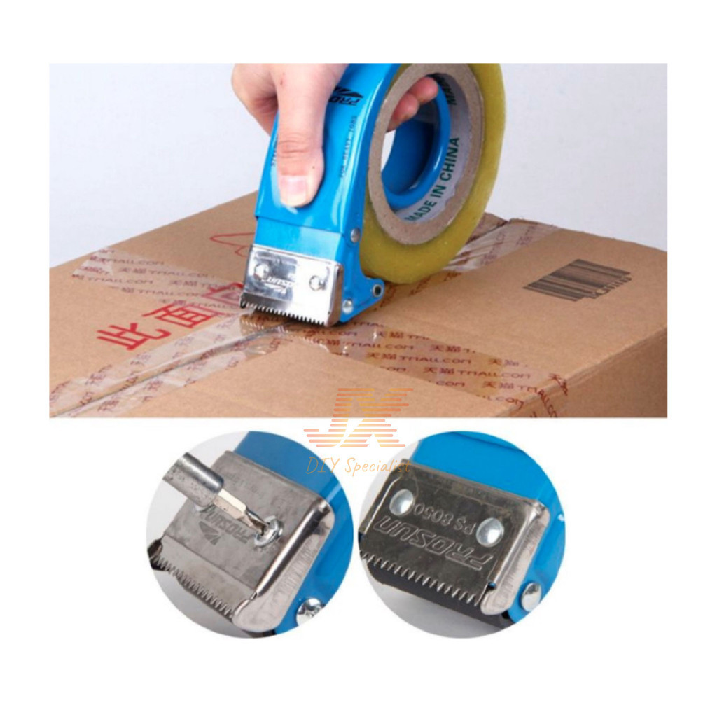 Excell Heavy-Duty Steel Tape Dispenser – 3" Wide, Suction Cup Base, Desk Organizer 6 thumbnail image