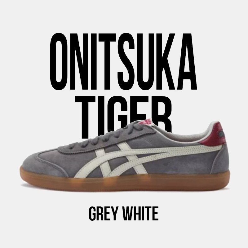 Tiger TOKUTEN Grey white D3B2L 1105 Low Top Unisex Sneakers 100 Original Shopee Philippines