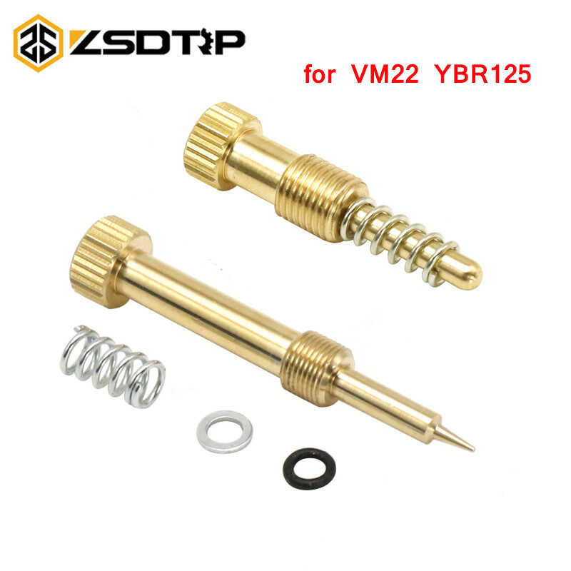 Zsdtrp Carburetor Air Mixing Screw Idle Speed Adjusting Screw Para Sa Mikuni Vm Carb Yamaha