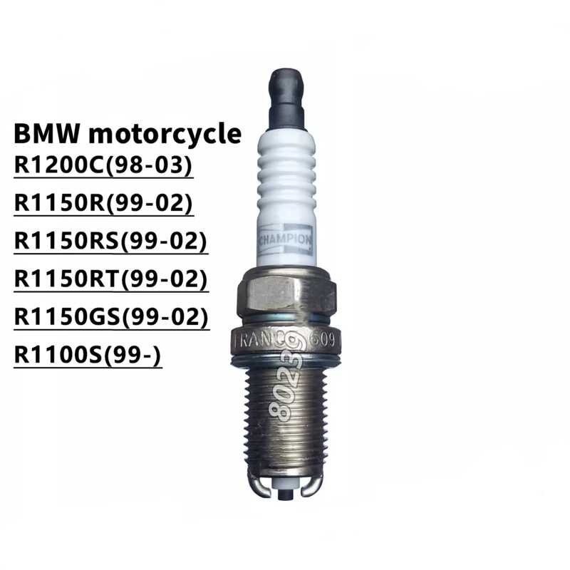 4x Brisk YS Silver Electrode Spark Plugs For BMW R1150 GS/R/RS/RT/S Twin Spark 2003-2006
