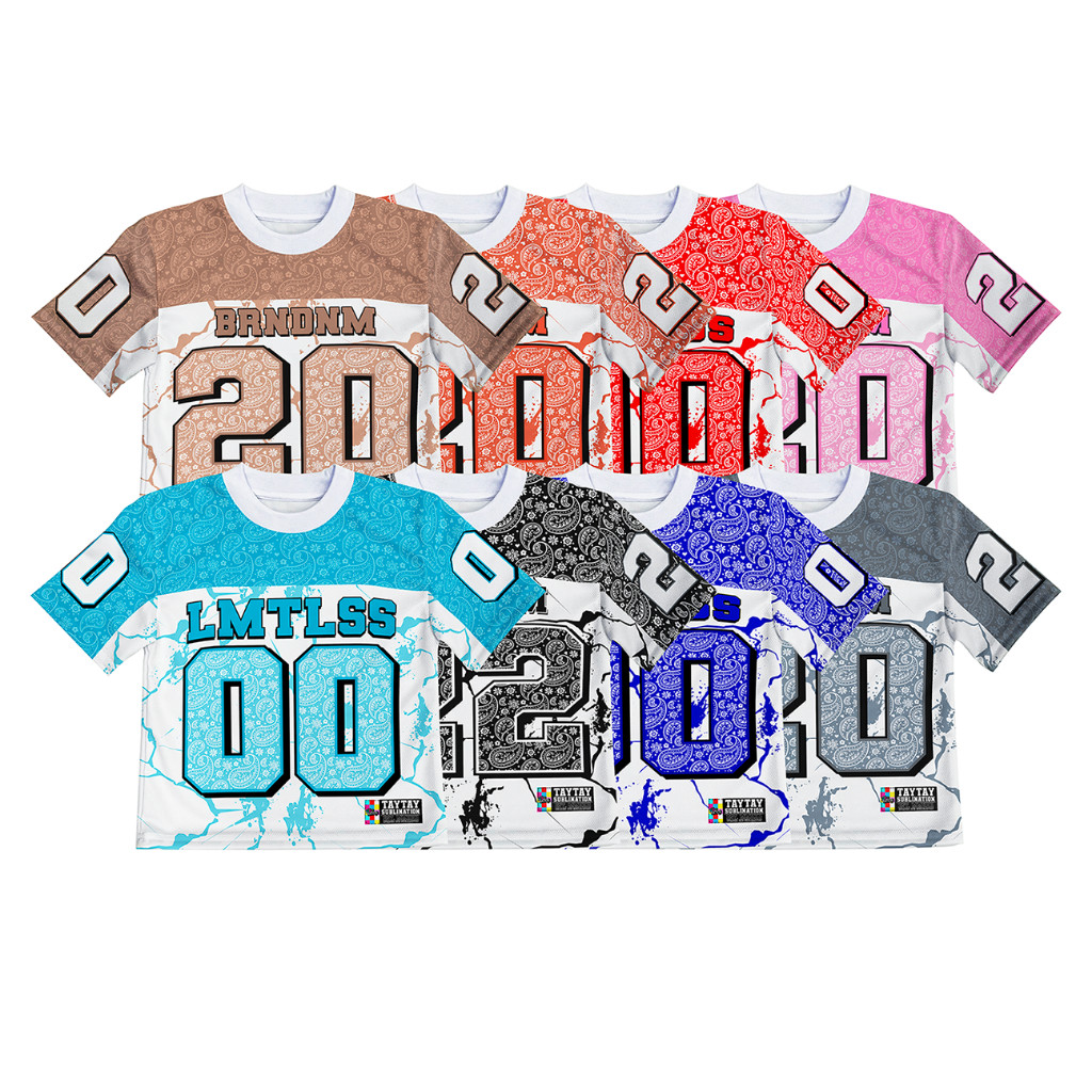 TSN PAISLEY Collection AIRCOOL Oversized Kids Tshirt (Customize-Name ...