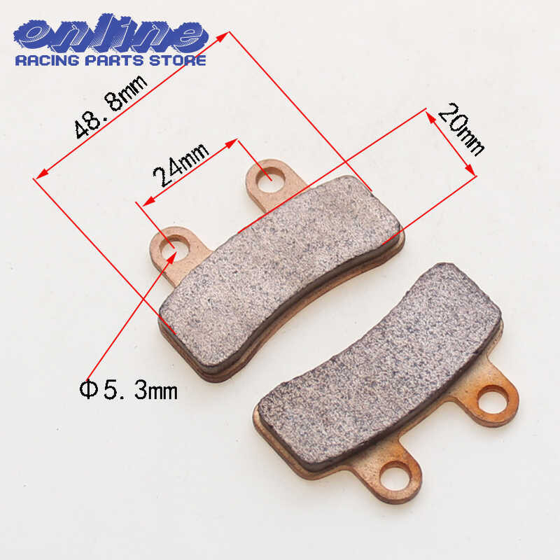 Motorcycle Heavy Duty Copper Brake Shoes Disc Pads For Motocross ATV ...
