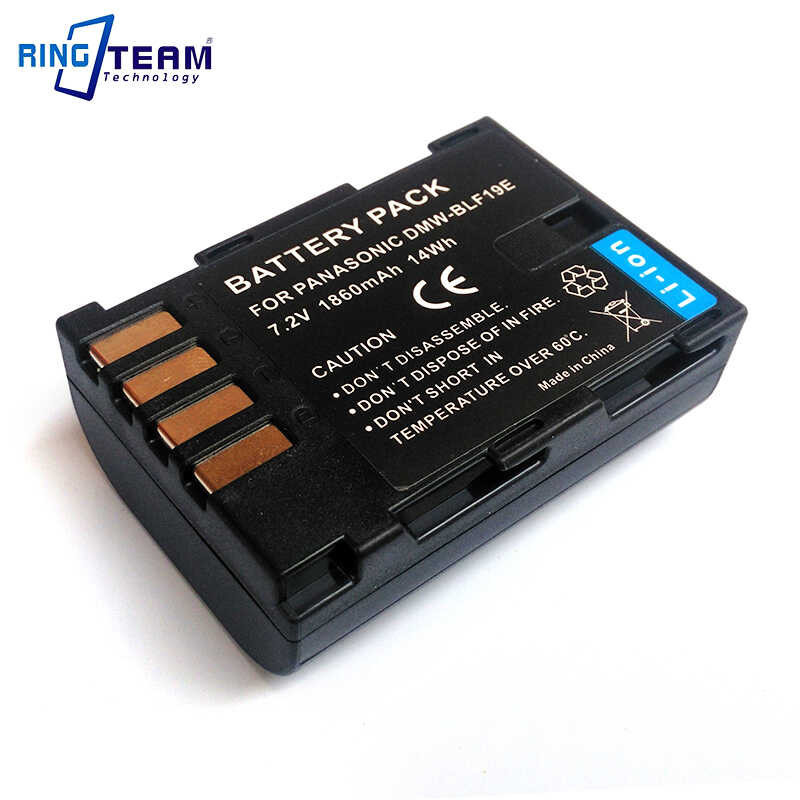 DSTE DMW-BLF19E Li-ion Battery (2-Pack) and Micro USB Charger Suit for Panasonic Lumix DMC-GH3AGK DMC-GH3GK DMC-GH4 DMC-GH3 DMC-GH3A