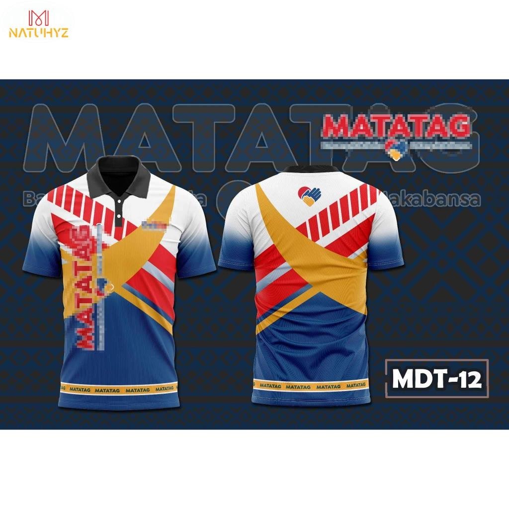 MATATAG UNIFORM SUBLIMATION BADGE TSHIRT FOR MEN AND WOMEN POLO SHIRT ...