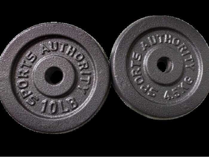 10lbs x 2pcs Sport Authority Dumbbells' Barbell Plates ( 10LBS ) 2pcs