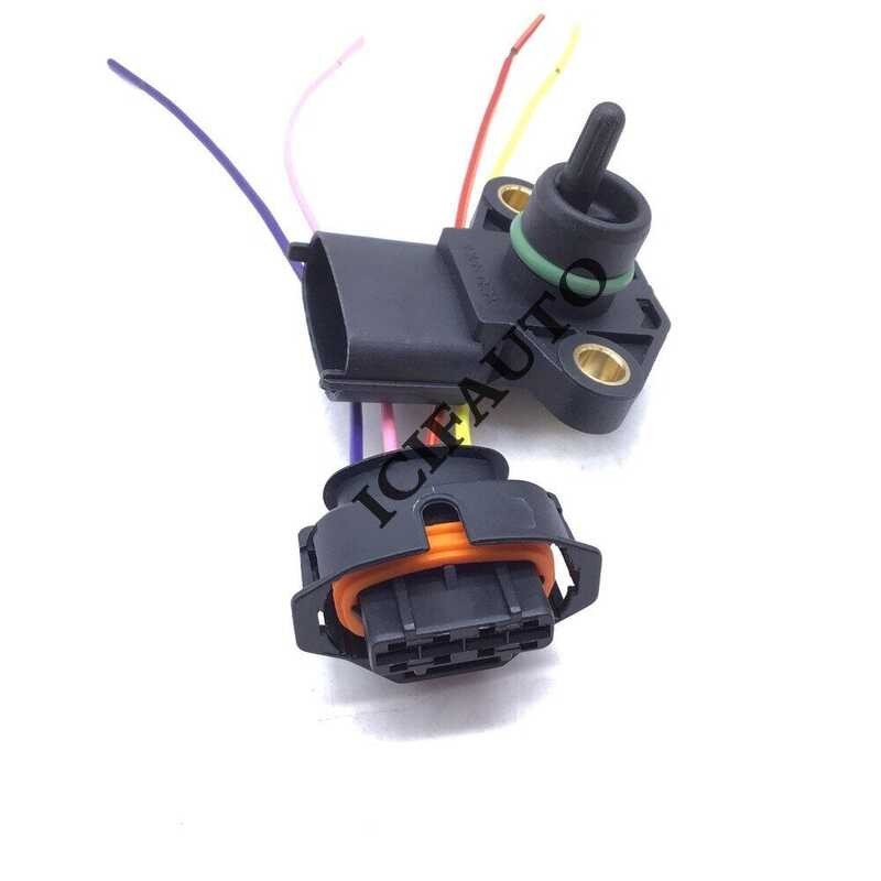 Pressure MAP Sensor Plug Pigtail Connector Para Sa Hyundai Accent Getz ...