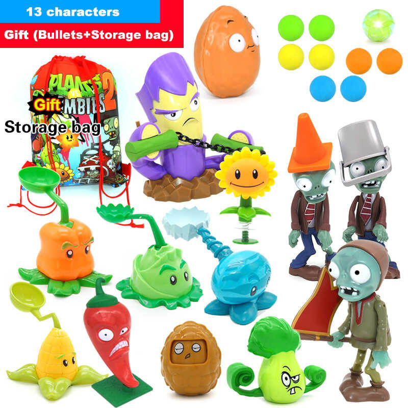 Plants Vs. Zombies 2 PVZ Toy SoundLight Conehead Buckethead Peasant