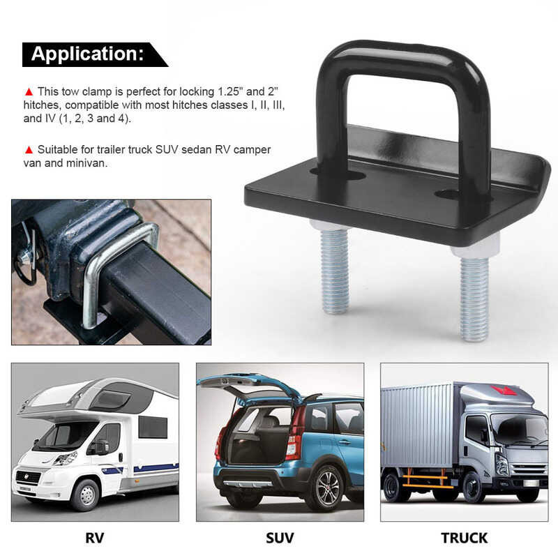 UBolt Stabilizer AntiRattle Tightener Lock Towing Damper Coupler