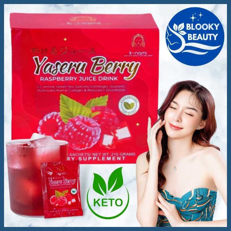 YASERU berry RASPBERRY JUICE DRINK 10 Sachets of brilliant Cold drink