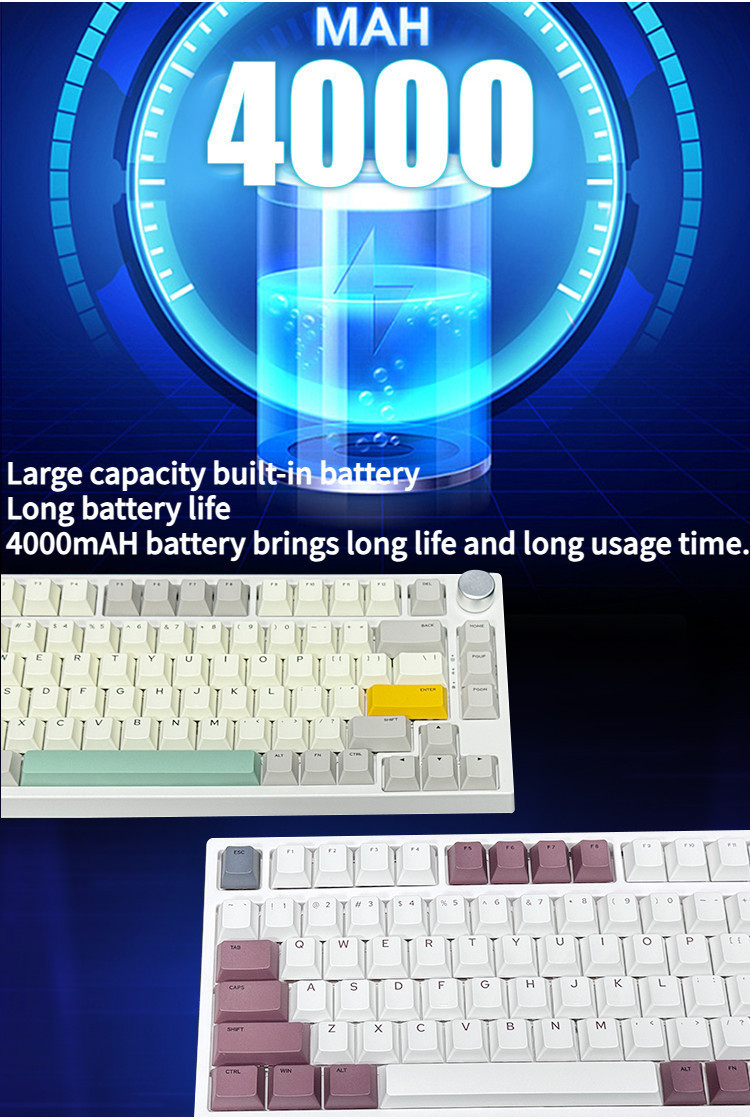 Lychee G81 Three-mode 2.4g Wireless Bluetooth Gasket Structure ...