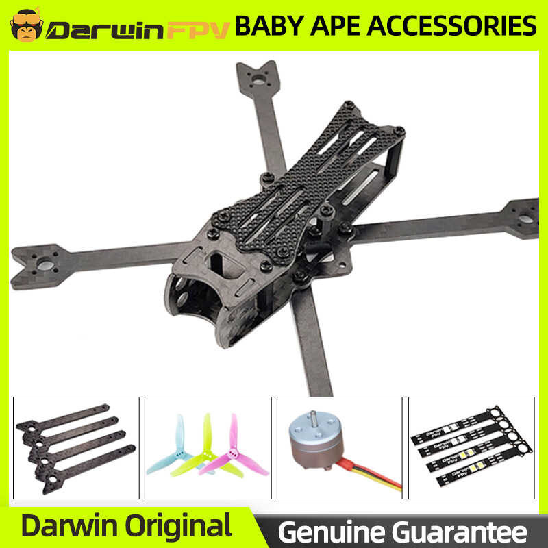 DarwinFPV Baby Ape 3 Inch 142mm Wheelbase Drone Quadcopter Frame KIT ...