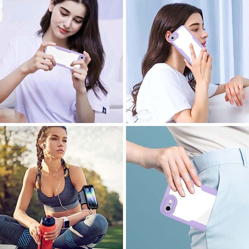 360 Degree Full Body Shockproof Cover for iPhone SE 2022 2020 7 8 Plus ...