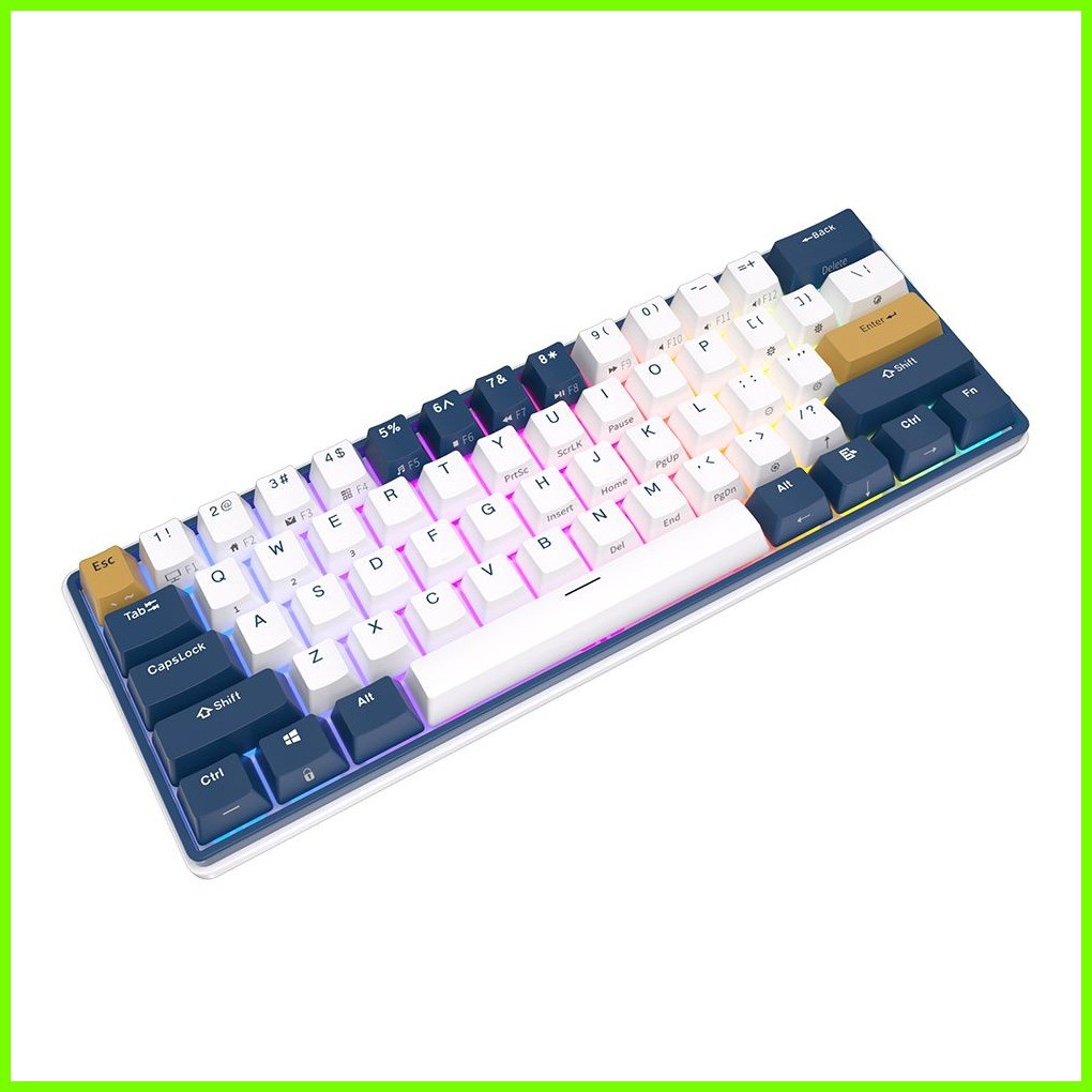 RK Royal Kludge RK61 Plus 61-Keys Tri-Mode Wireless Mechanical Keyboard ...