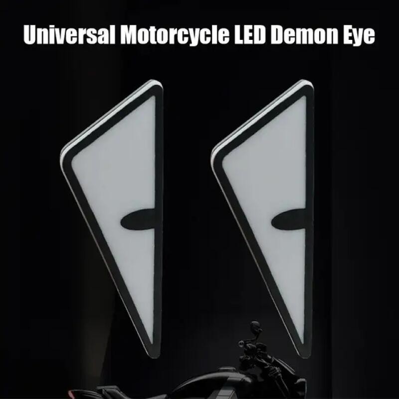 Universal Motorcycle LED Demon Eye Light, USB Demon Evil Eyes Headlight ...