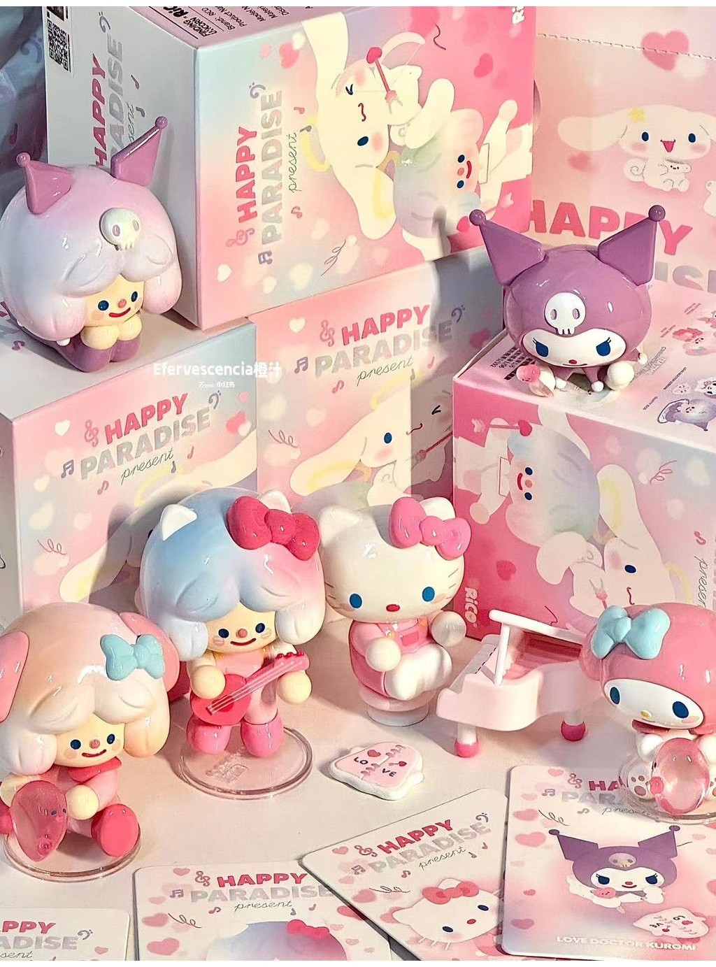Rico Sanrio Family Beautiful Love Series Toy Figure | Shopee Philippines