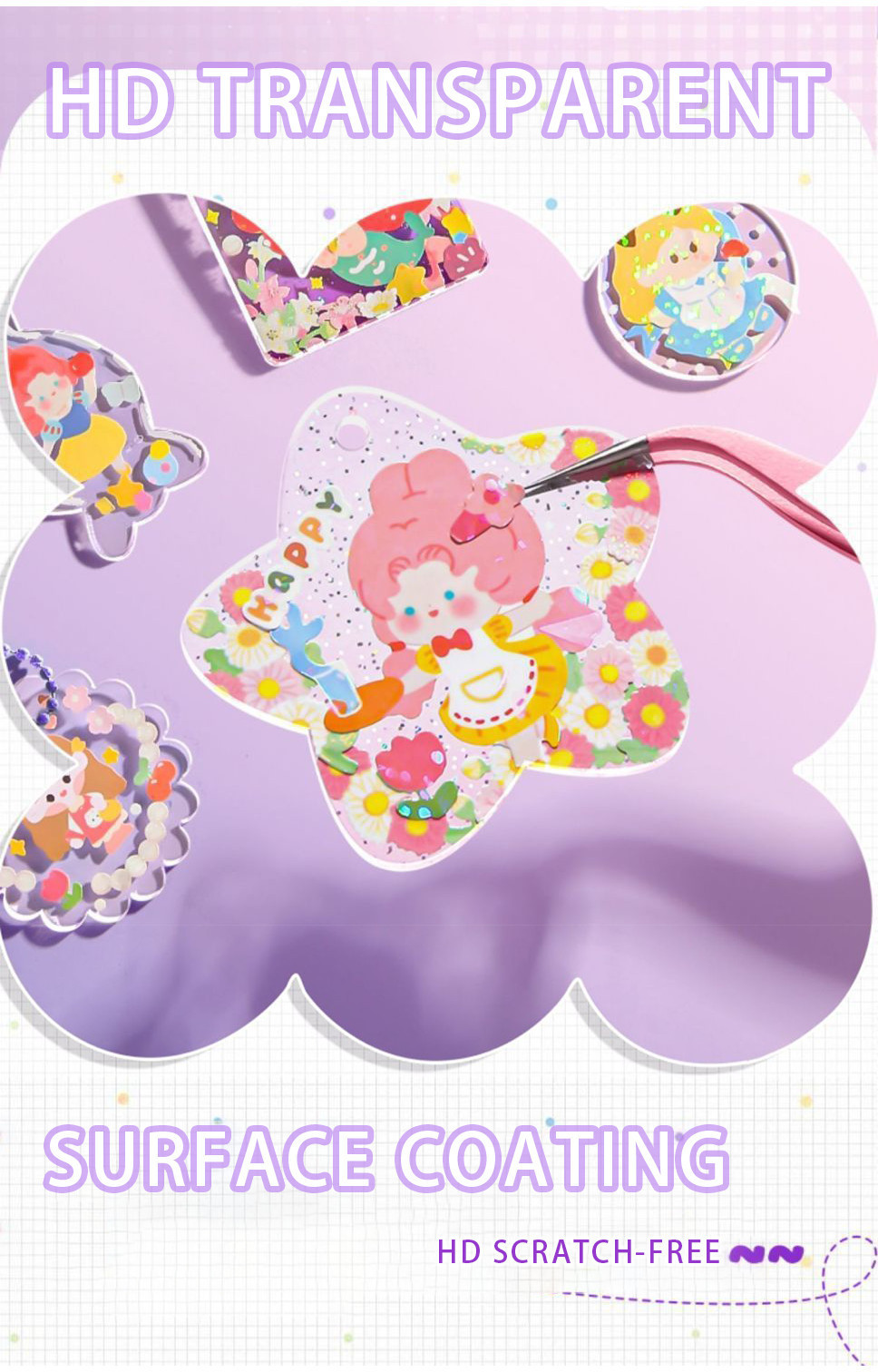 HFT Cute Guka Stickers Kawaii Cartoon Non-Repeating Hand Account DIY ...