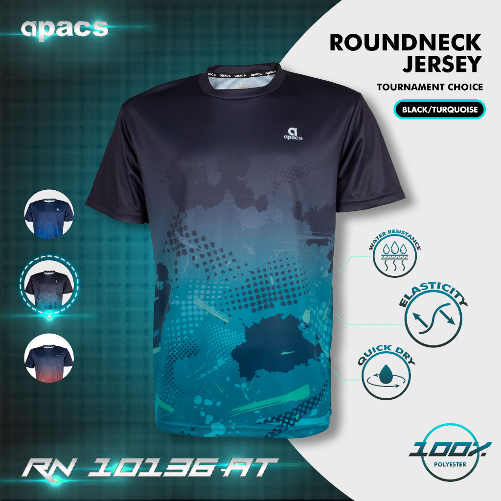 APACS ON COURT TRAINING JERSEY RN10136-AT 2024 New Summer | Shopee ...