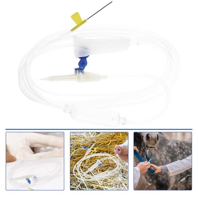 LY ♛ 25Pcs Disposable Veterinary Infusion Tube Injection Set Gamit Ang ...