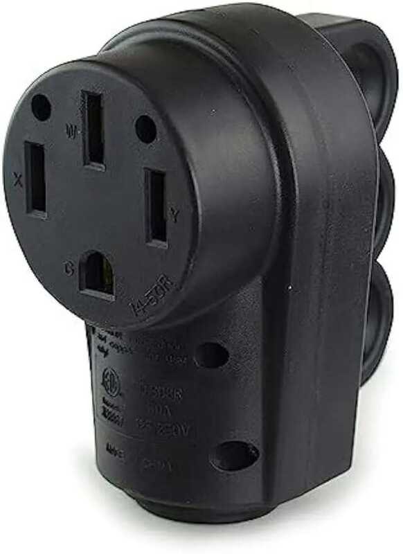 Tt Level 50 Amp RV Female Plug, NEMA 14-50R 125/250 Volt Heavy Duty ...