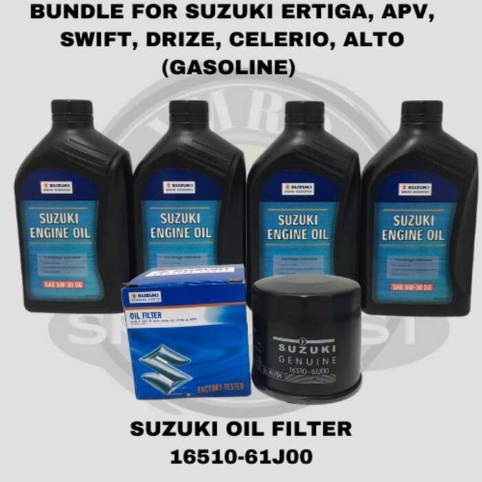 SUZUKI CHANGE OIL FOR ERTIGA, APV, SWIFT, DRIZE, CELERIO, ALTO