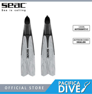 SEAC Unisex's Shout Camo S700, Long Fins for Scuba Diving, Spearfishing and  Freediving