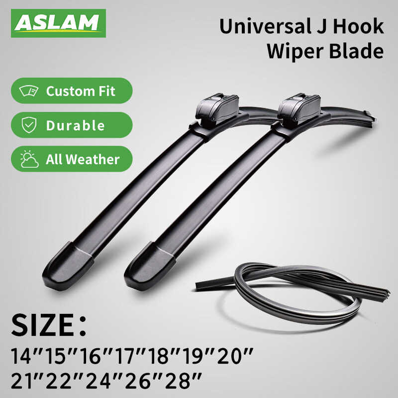 ASLAM Wiper Front Windscreen Windshield Car Accessories Wiper Blades J