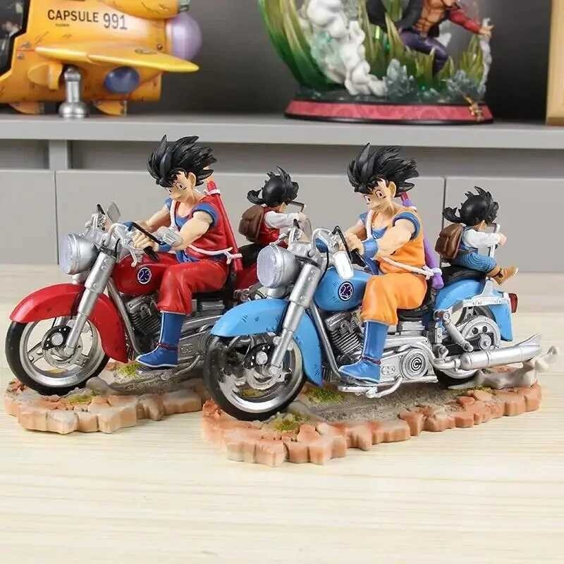 Dragon Ball Anime Figure Goku Son Gohan Goku Action Figure Dbz Dad and ...