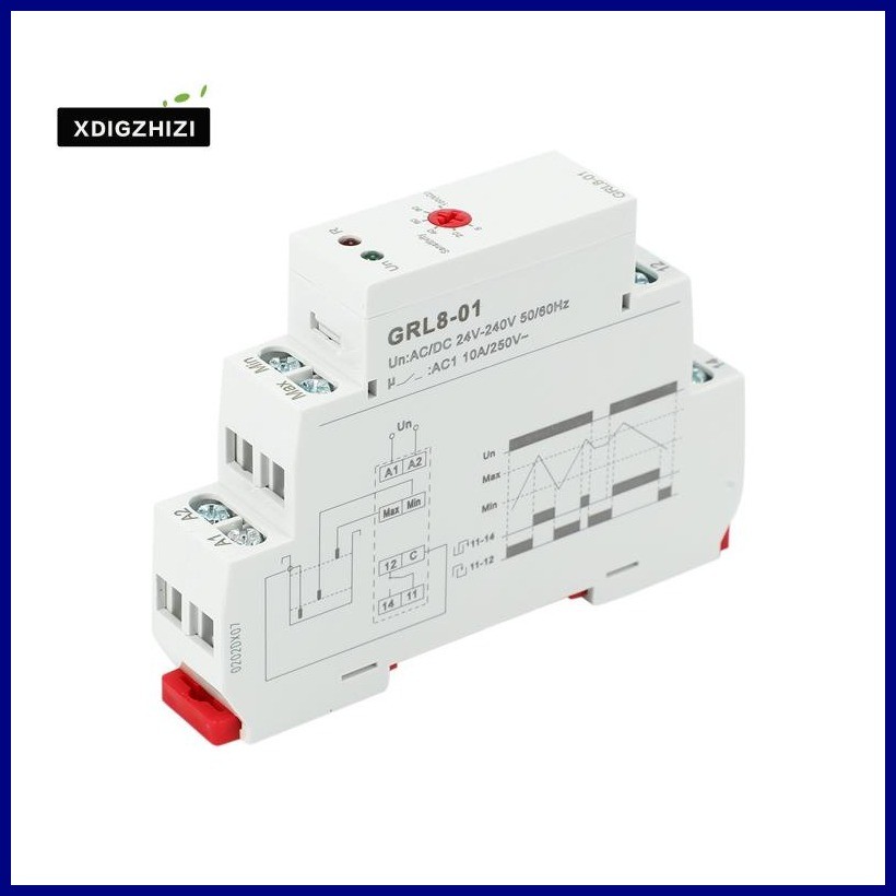 GRL8 Water Level Controller Liquid Relay 10A AC DC 24V 220V Wide Range ...