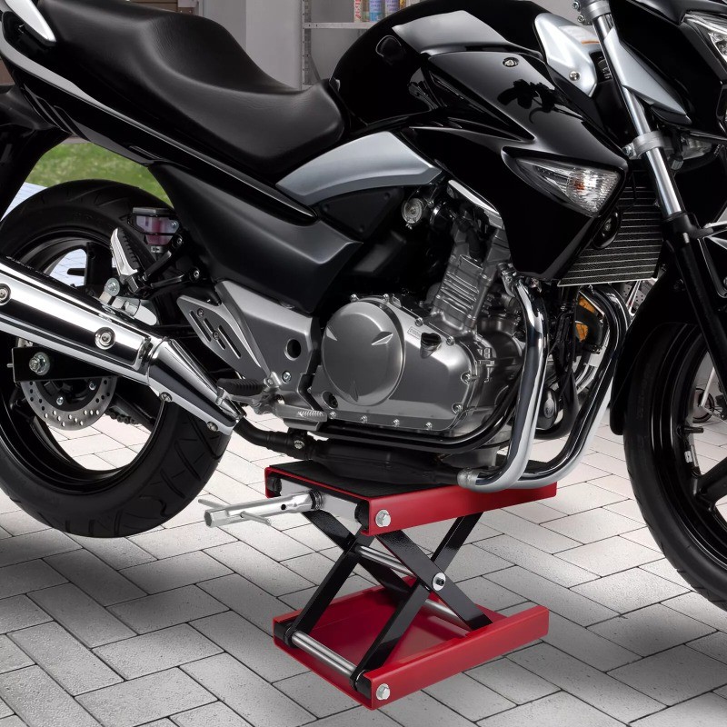 MOTORCYCLE FRONT STAND Heavy-Duty Motorbike Lift Paddock Carrier Bike