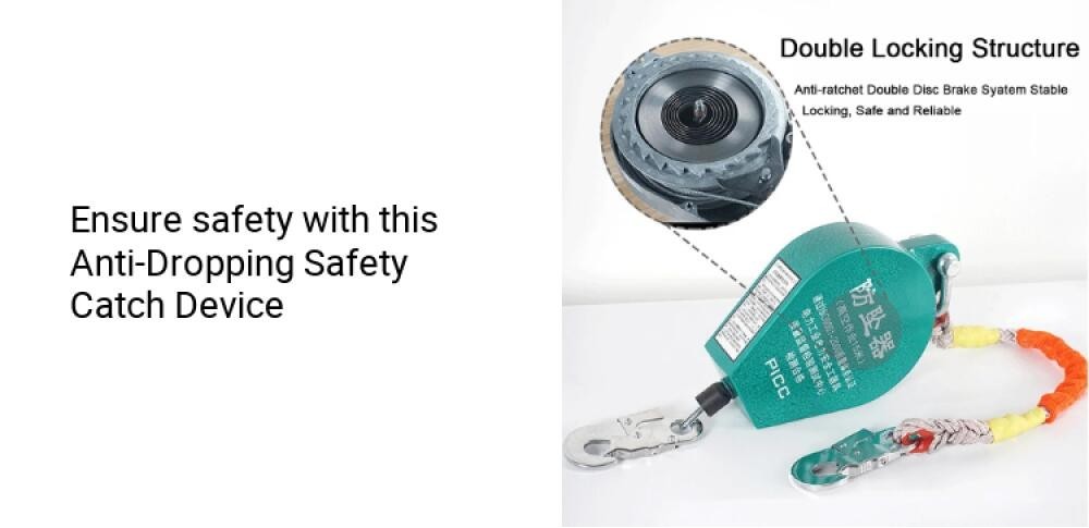 Anti-Dropping Safety Catch Device of Edge Service Self-Retracting Fall ...