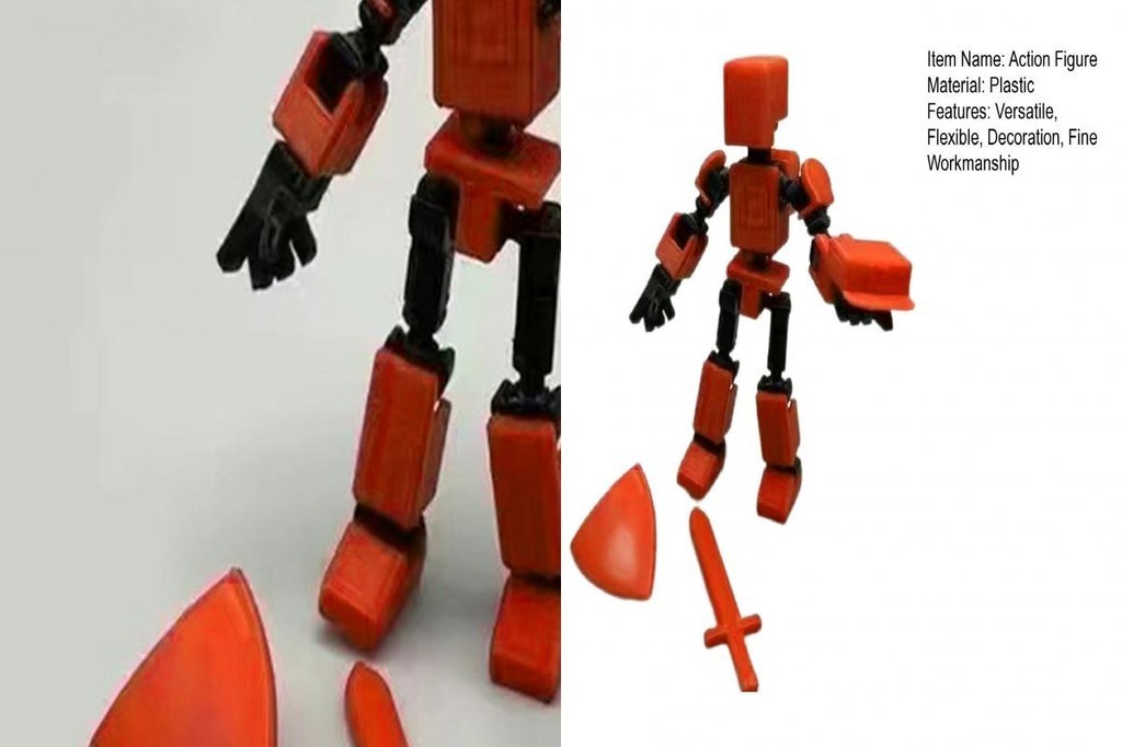 ccooamani| Action Figure with Movable Joints Realistic Poseable Figure ...