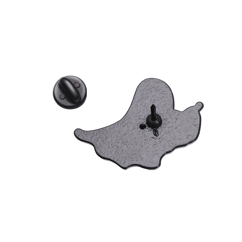Cartoon Cute Boo Enamel Pins Horror Movies Brooch Funny Ghost Black Cat ...