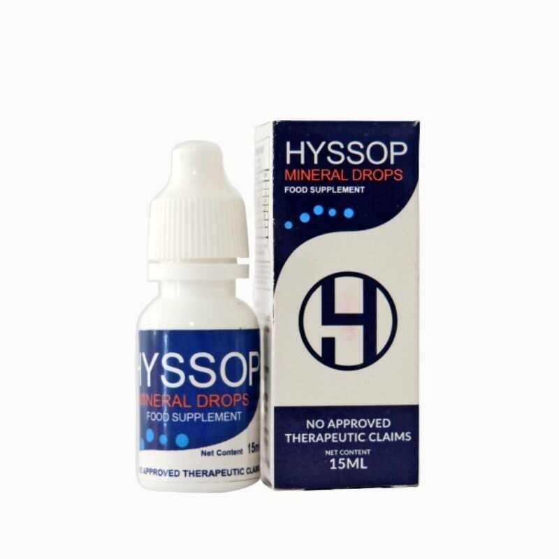 Hyssop Mineral Drops Help Eye Related Problem Glaucoma Retinal Disorder 