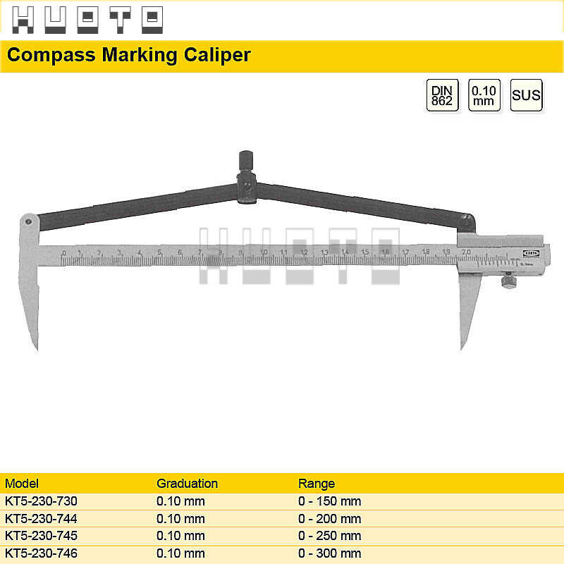 Screw circle drawing caliper 0-150mm/200mm/250mm/300mm Compass vernier ...