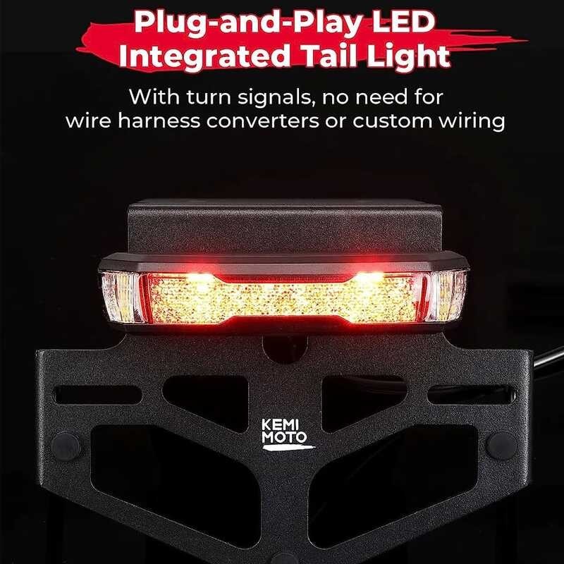 Para sa Kawasaki KLX300 2021 2022 2023 KLX300SM License Plate Holder Fender Eliminator na may