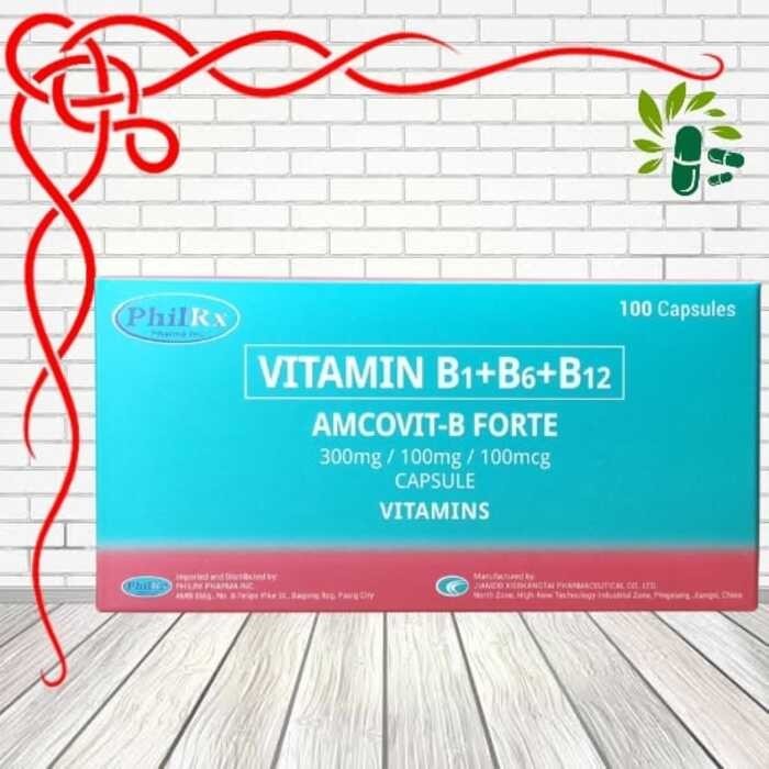 S14 AMCOVIT - B FORTE (Vitamin B-Complex) 100 Capsules | Shopee Philippines