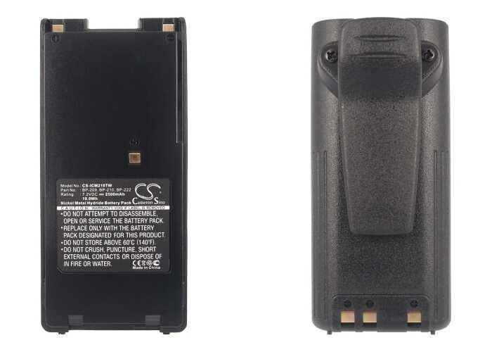 Walkie-Talkie Battery For Icom Ic-T3h, Ic-U82, Ic-V8, Ic-V81, Ic-V82,Bp ...