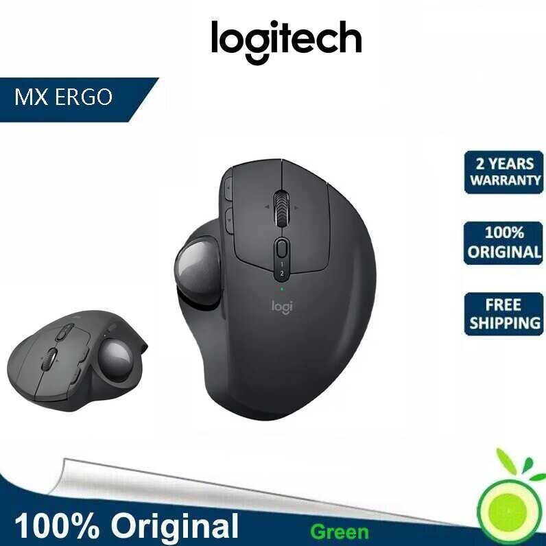 Logitech MX Ergo Wireless Trackball Bluetooth Basic Drawing Mouse For ...