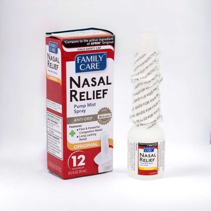 Family Care Nasal Relief Spray, 12 Hour Pump Mist | Shopee Philippines