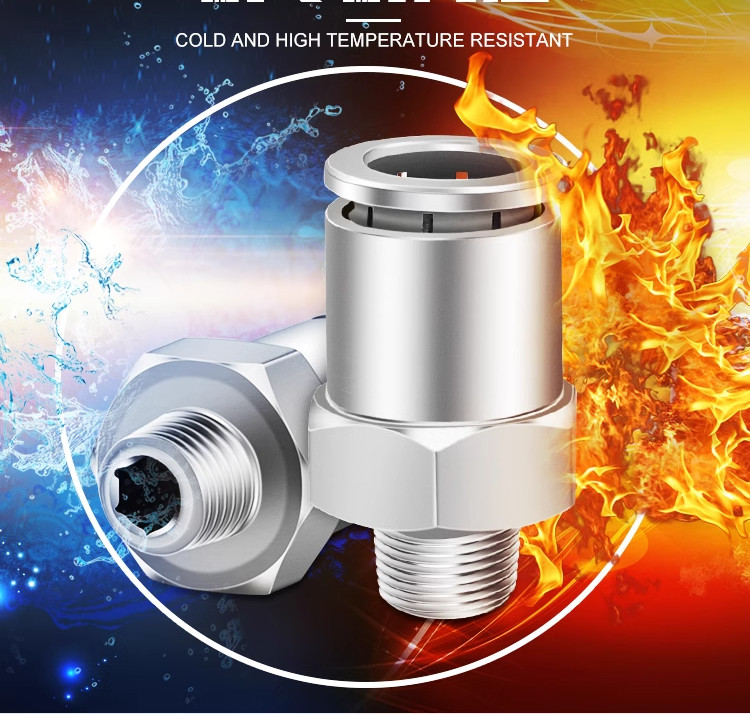 Pneumatic Components High Pressure Resistant Pneumatic Pipe Joint 304 ...