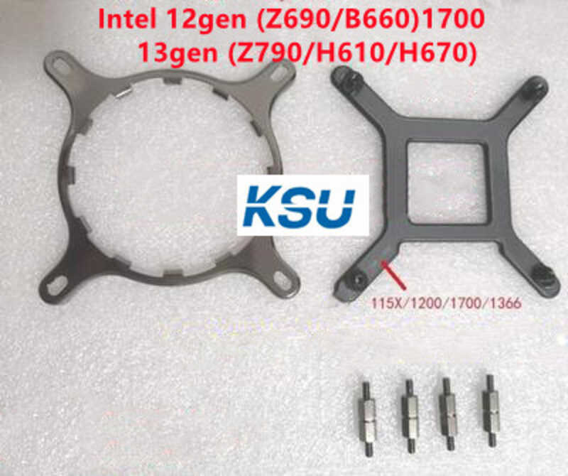 New For Intel AMD Cpu Cooler Adapter Bracket For NZXT Kraken X4/5/6/72 ...