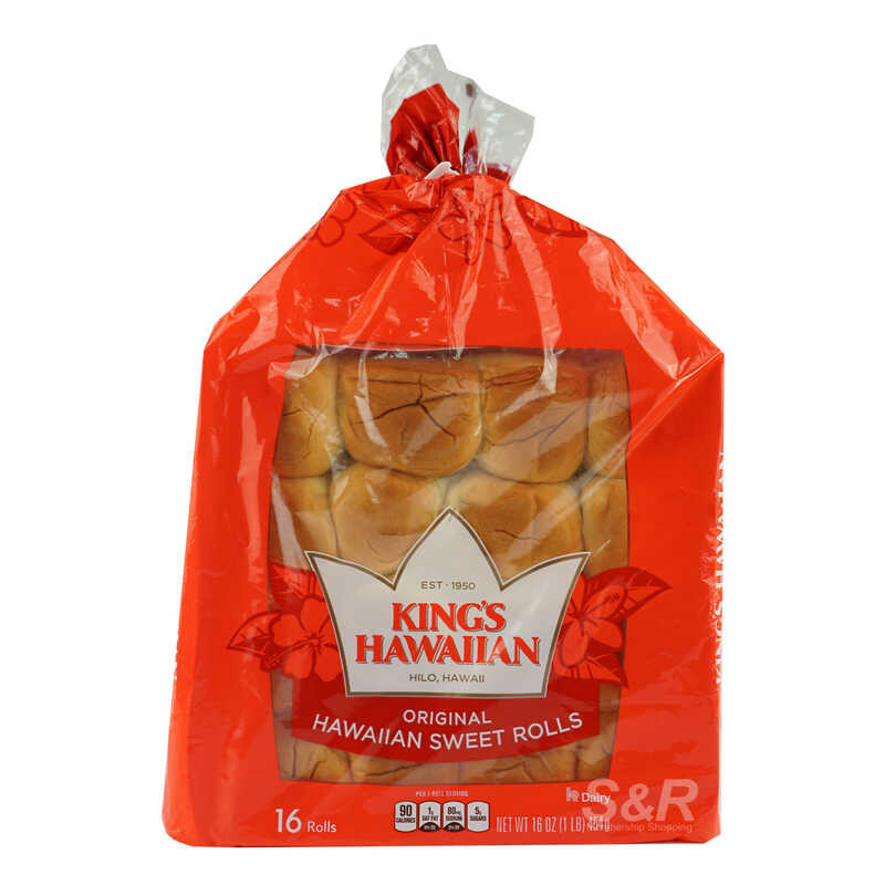 King's Hawaiian Original Hawaiian Sweet Rolls 16pcs (NCR ONLY) | Shopee