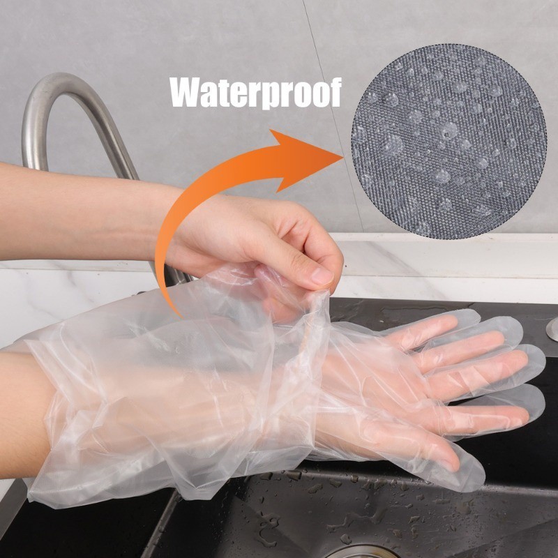 10pcs Disposable Kitchen Aprons for Women Men / Plastic Apron ...
