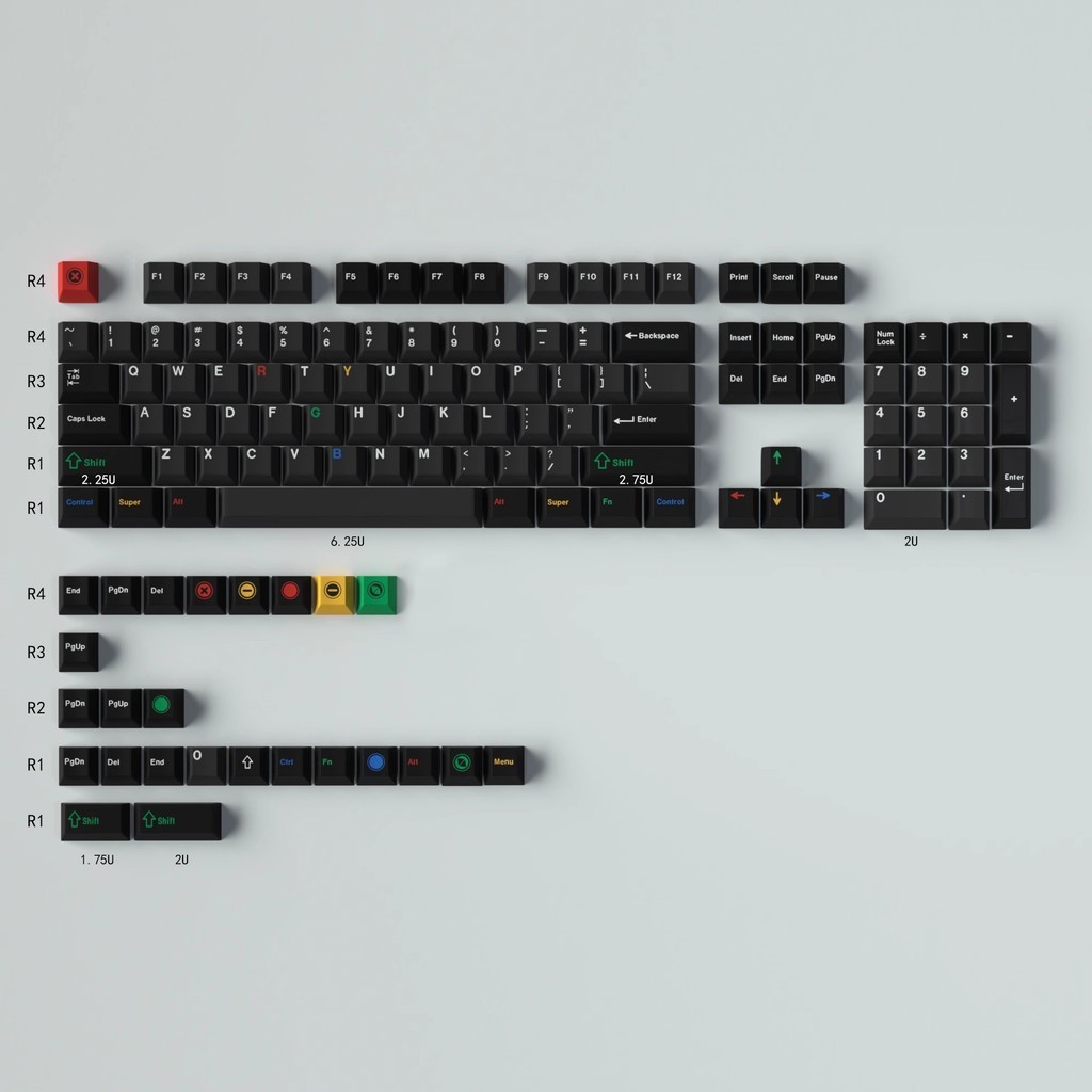 Traffic Lights GMK Keycaps PBT Cherry Profile custom Keycap for ...