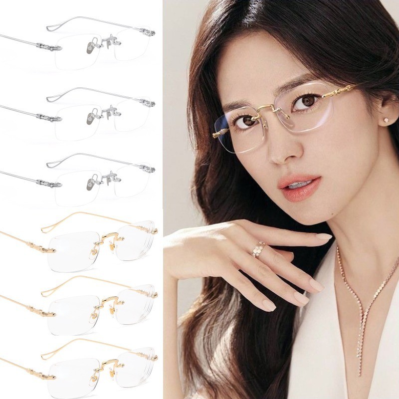 No Make Up Decorative Eyeglass - Eye Protection, Anti-Blue - Vintage ...