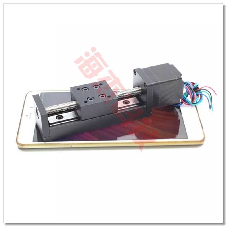 Micro screw slide table worktable 28 stepper motor precision V linear ...