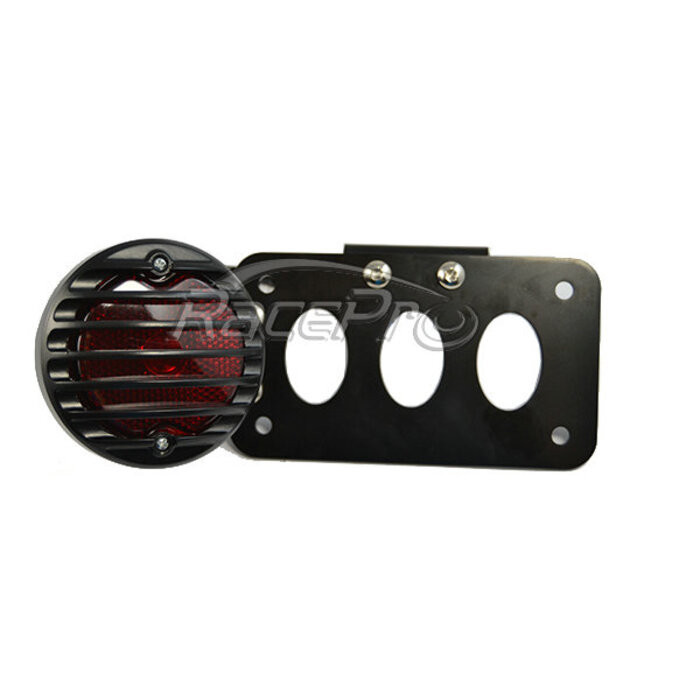 Universal 4" In Diameter Motorcycle Fender Eliminators With Tail Light