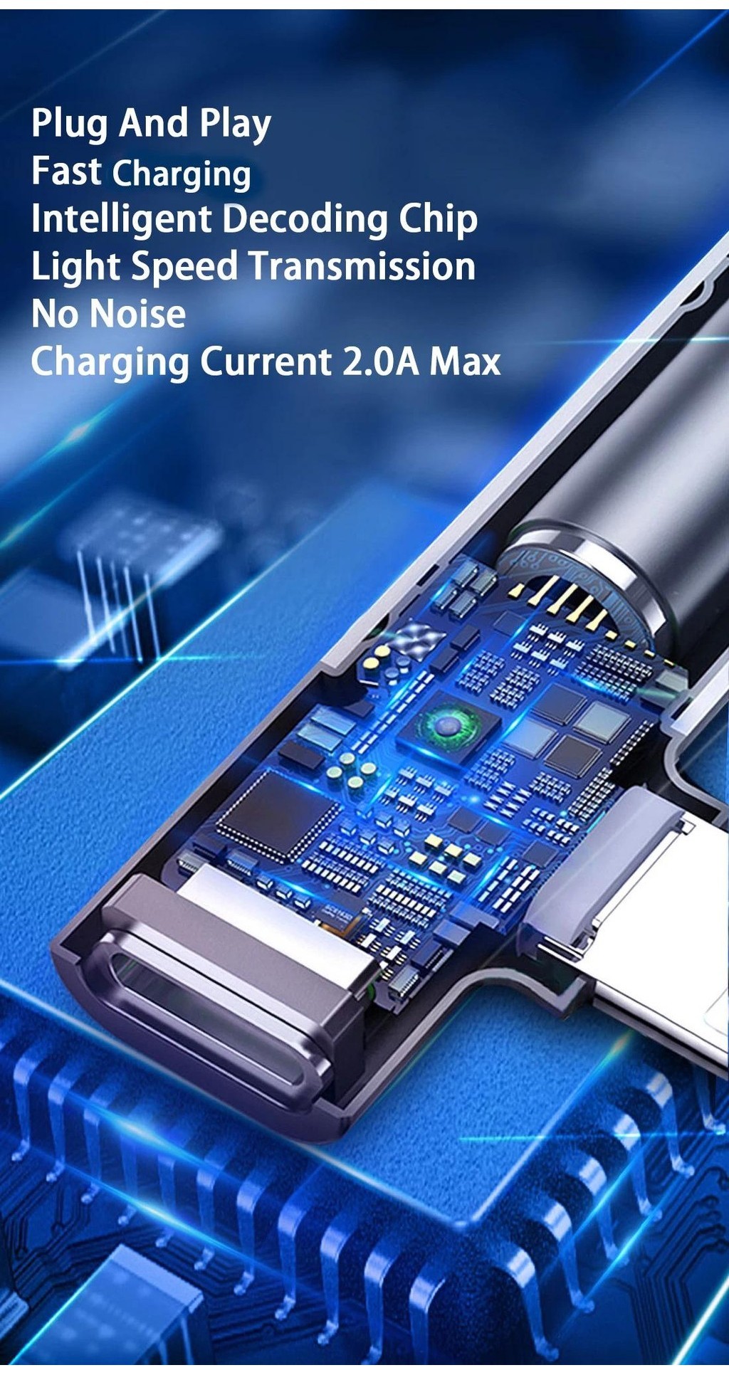 2 IN 1 Audio Headphone Charging Dual Adapter Splitter For iPhone XR XS ...