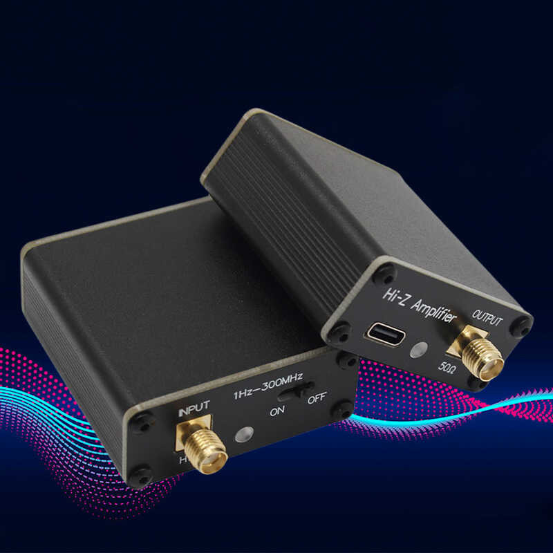 High Impedance Amplifier Donut SW AM Antenna 1Hz-300MHz 5V 600mA HackRF ...